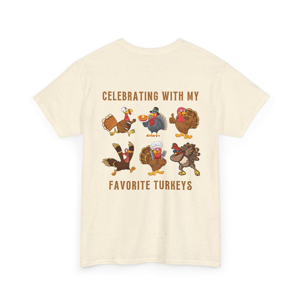 Happy Friendsgiving with My Favorite Turkeys // Unisex Jersey Short Sleeve Tee