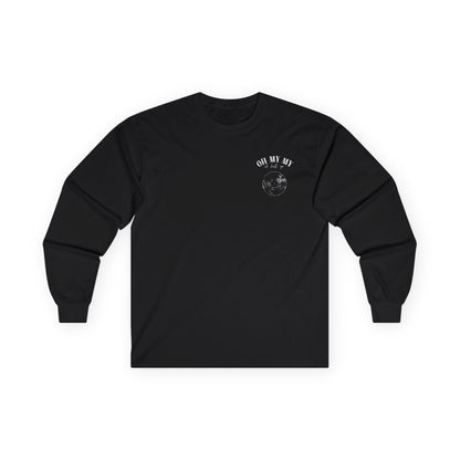 Oh My My - Pocket Placement // Unisex Long Sleeve Tee - Retro Vinyl Graphic