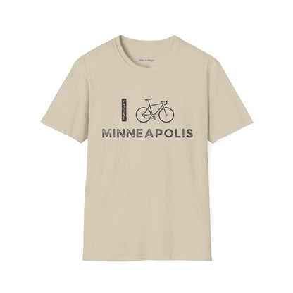 I (Road) Bike Minneapolis // Unisex Softstyle T-Shirt