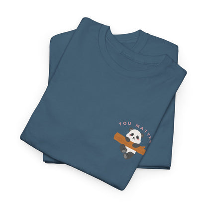Keep Hangin' On - Panda // Unisex Heavy Cotton Tee -Vibes Graphic Shirt