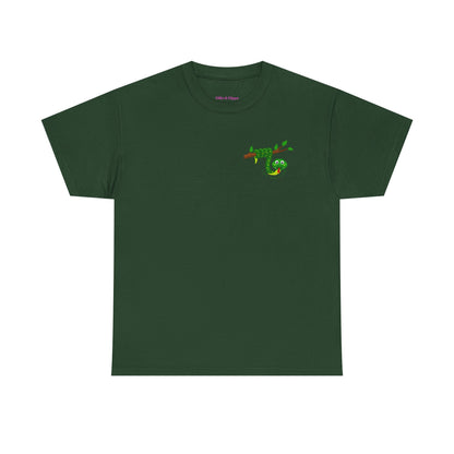 Keep Hanging On - Snake // Unisex Heavy Cotton Tee - Positive Message T-Shirt