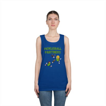 Pickleball Partners 2 // Unisex Heavy Cotton Tank Top