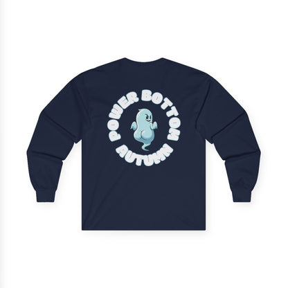 Unisex Ultra Cotton Long Sleeve Tee - 'Power Bottom Autumn' Graphic