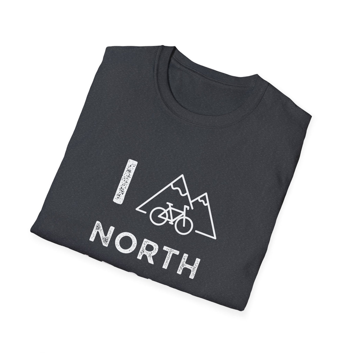 I (Mountain) Bike North Carolina // Unisex Softstyle T-Shirt