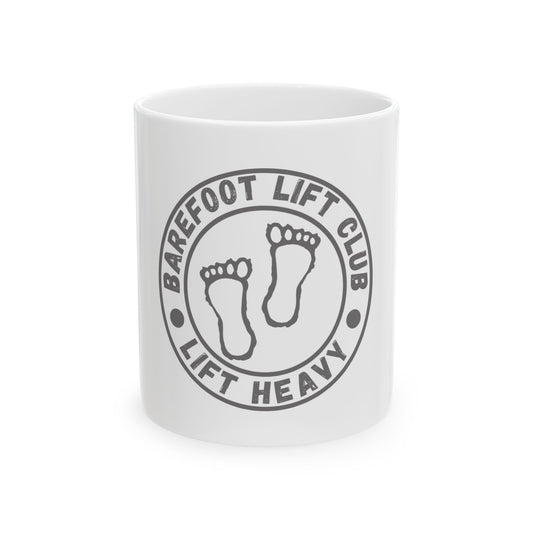 Barefoot Lift Club // Ceramic Mug, (11oz, 15oz)