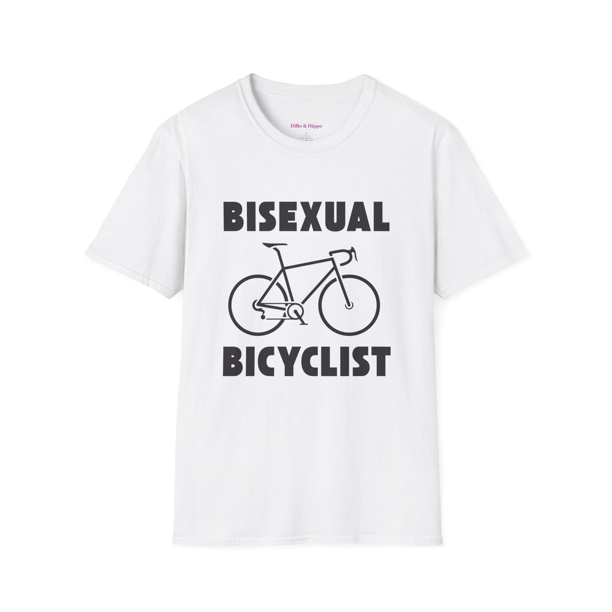 Bisexual (Road) Bicyclist  // Unisex Softstyle T-Shirt