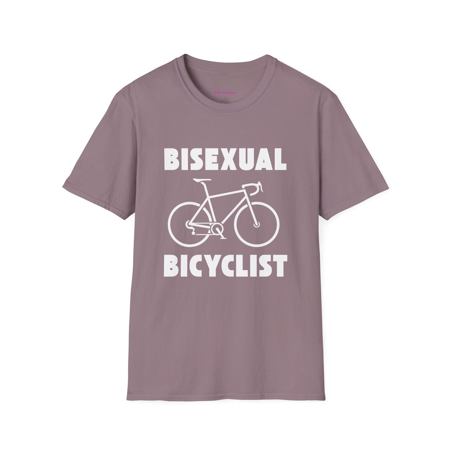 Bisexual (Road) Bicyclist  // Unisex Softstyle T-Shirt