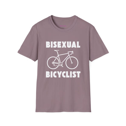 Bisexual (Road) Bicyclist  // Unisex Softstyle T-Shirt
