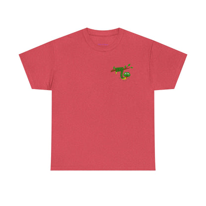 Keep Hanging On - Snake // Unisex Heavy Cotton Tee - Positive Message T-Shirt