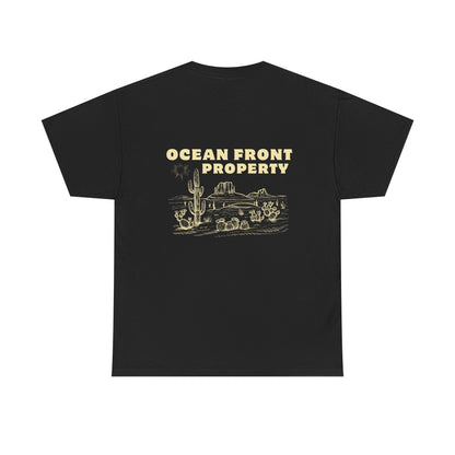 Ocean Front Property - Double-sided // Unisex Heavy Cotton Tee