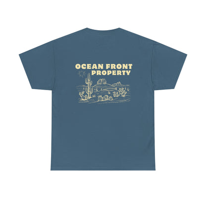 Ocean Front Property - Double-sided // Unisex Heavy Cotton Tee