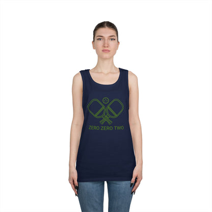Zero Zero Two Pickleball // Unisex Heavy Cotton Tank Top