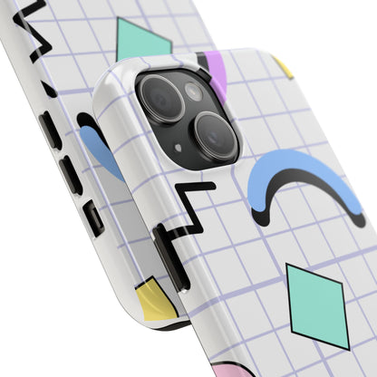 90s Baby Zig Zag and Shapes // iPhone Case