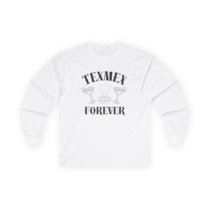 Tex-Mex Forever - Ritas & Queso // Unisex Long Sleeve Tee - Perfect for Food Lovers and Party Enthusiasts