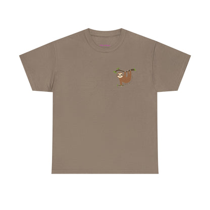 Keep Hangin' On - Sloth // Unisex Heavy Cotton Tee - Motivational
