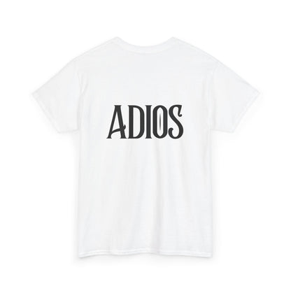 Howdy & Adios  // Unisex Heavy Cotton Tee - Casual Statement Shirt