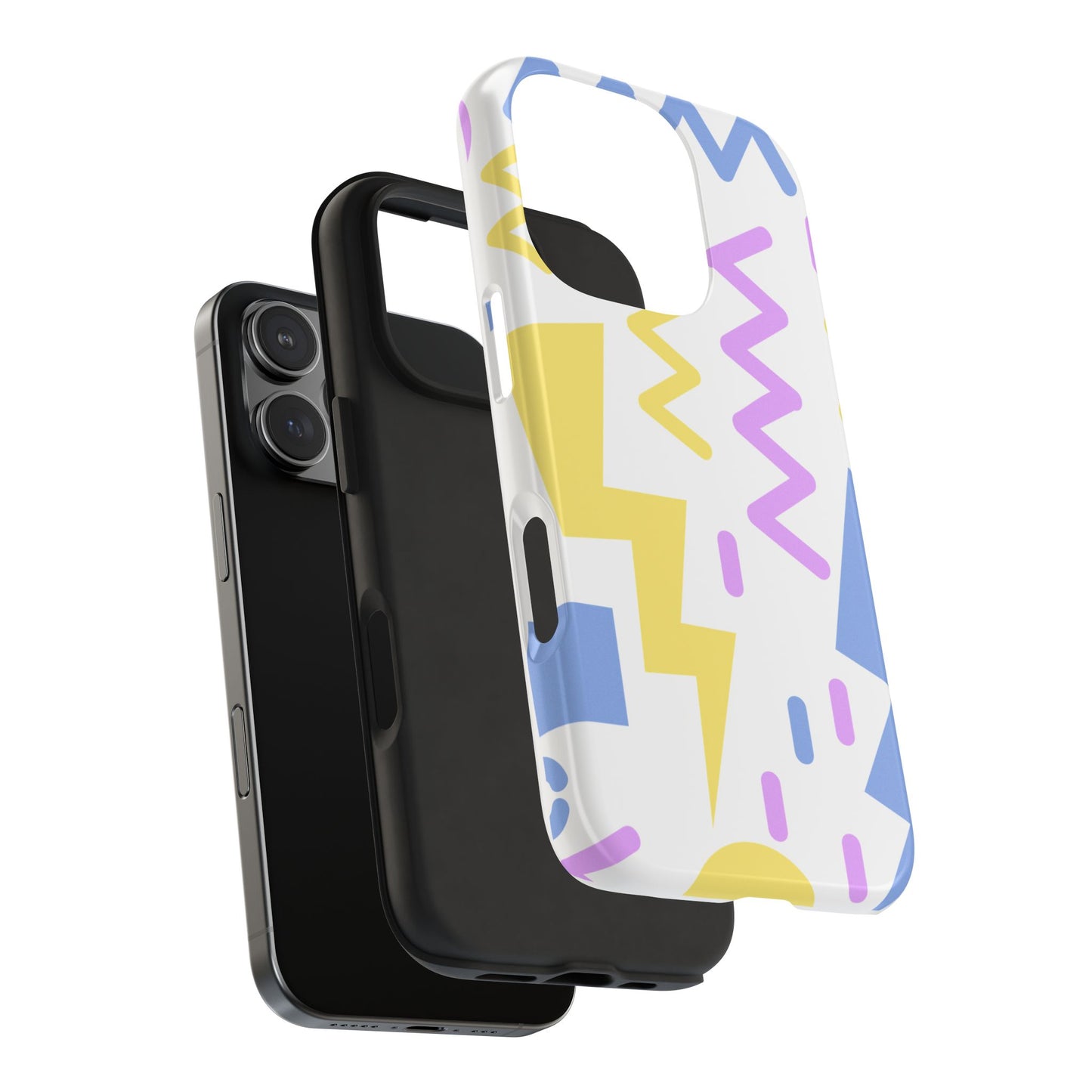 Zig Zag and Shapes // iPhone Case