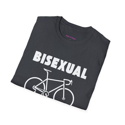 Bisexual (Road) Bicyclist  // Unisex Softstyle T-Shirt