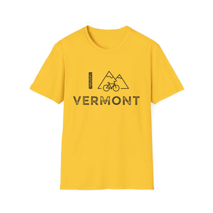 I (Mountain) Bike Vermont // Unisex Softstyle T-Shirt