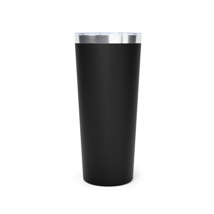 Zero Zero Two Pickleball // Copper Vacuum Insulated Tumbler, 22oz - Blue Text
