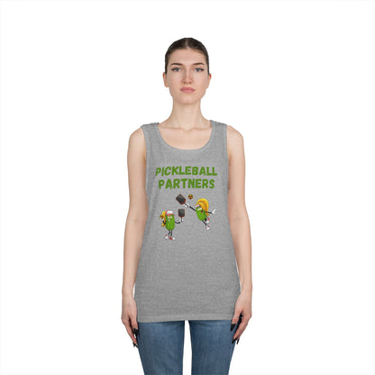 Pickleball Partners 3 // Unisex Heavy Cotton Tank Top