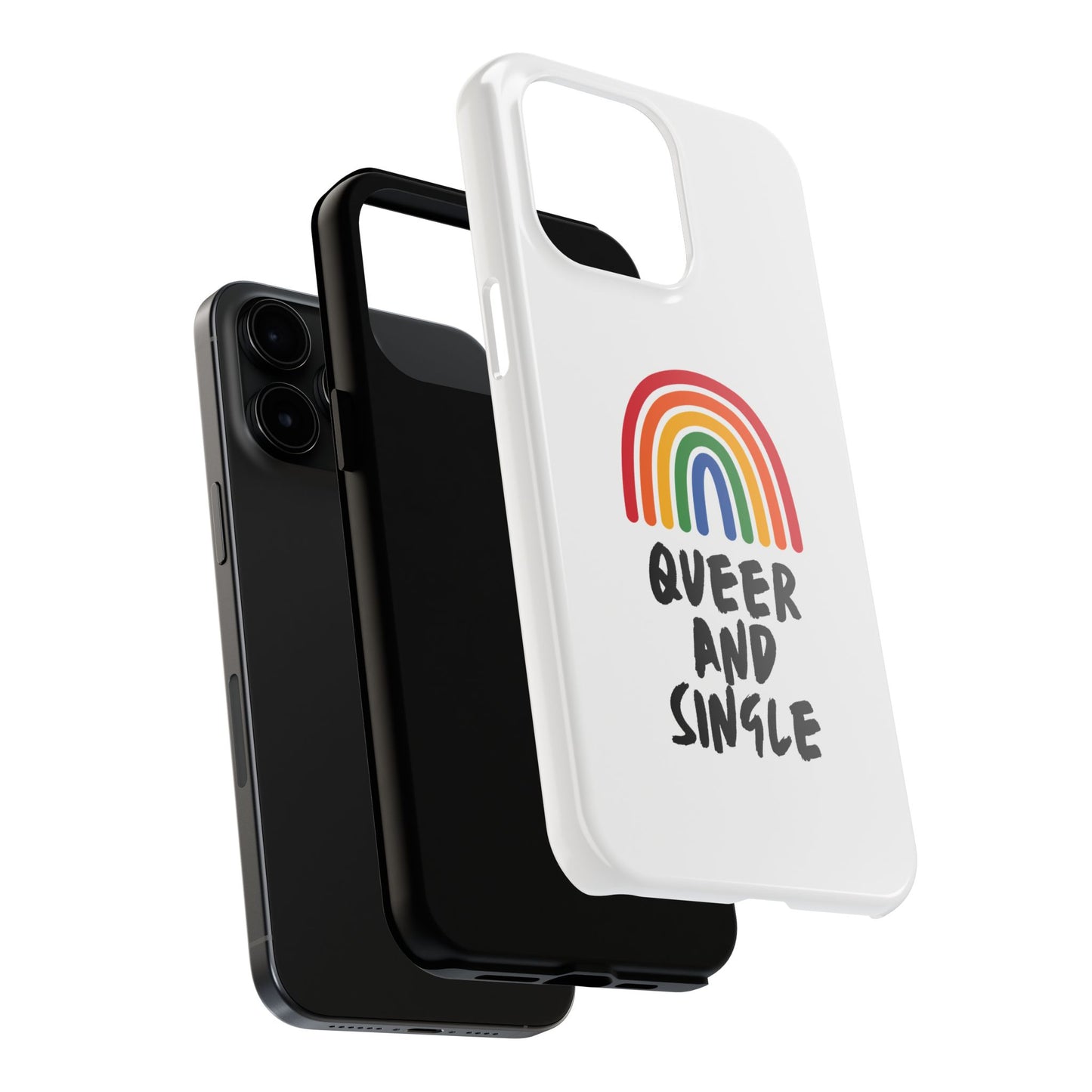 Queer and Single // Phone Case