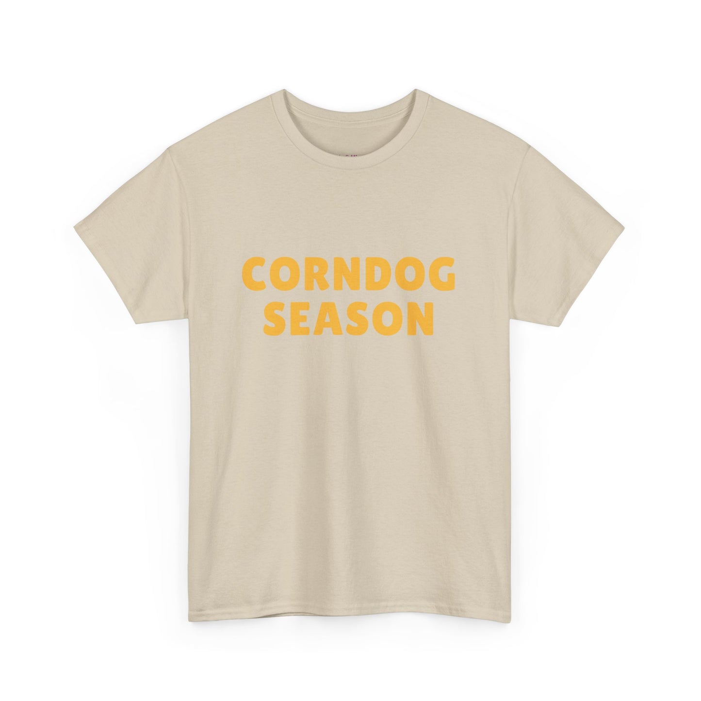 Funny Corndog Season // Unisex Heavy Cotton Tee | Perfect for Food Lovers and Festivals