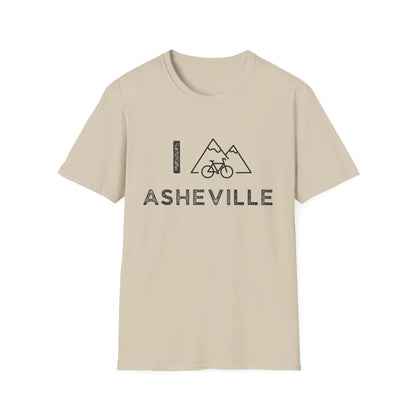 I (Mountain) Bike Asheville // Unisex Softstyle T-Shirt