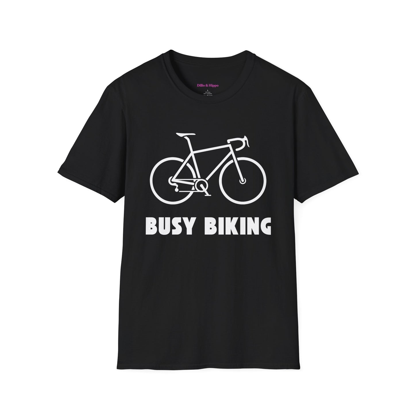 Busy (Road) Biking // Unisex Softstyle T-Shirt