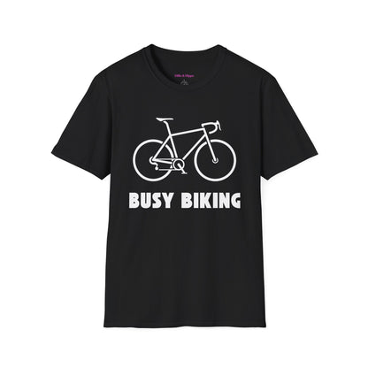 Busy (Road) Biking // Unisex Softstyle T-Shirt