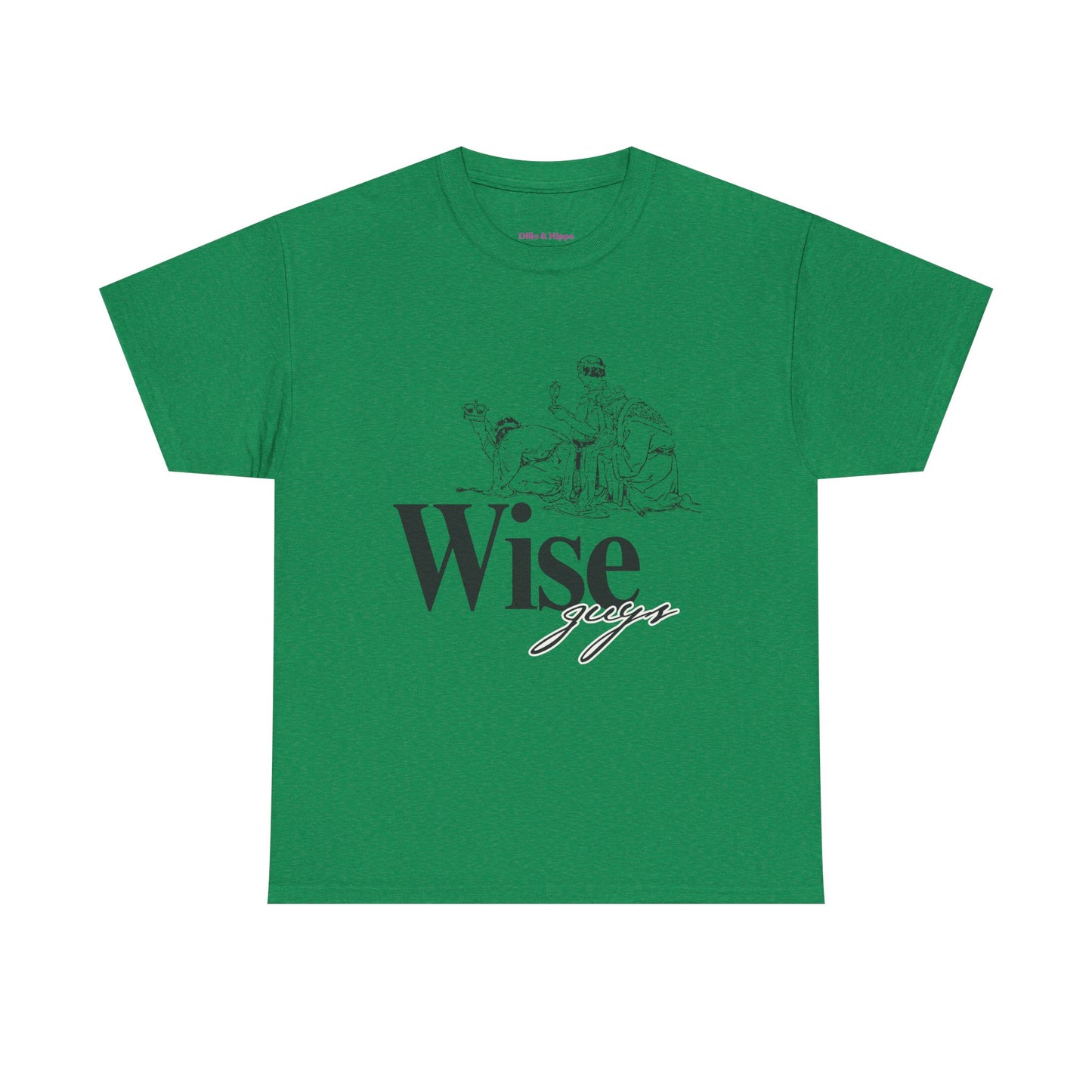 Wise Guys Unisex Heavy Cotton Tee - Stylish Graphic Tee for Casual Wear