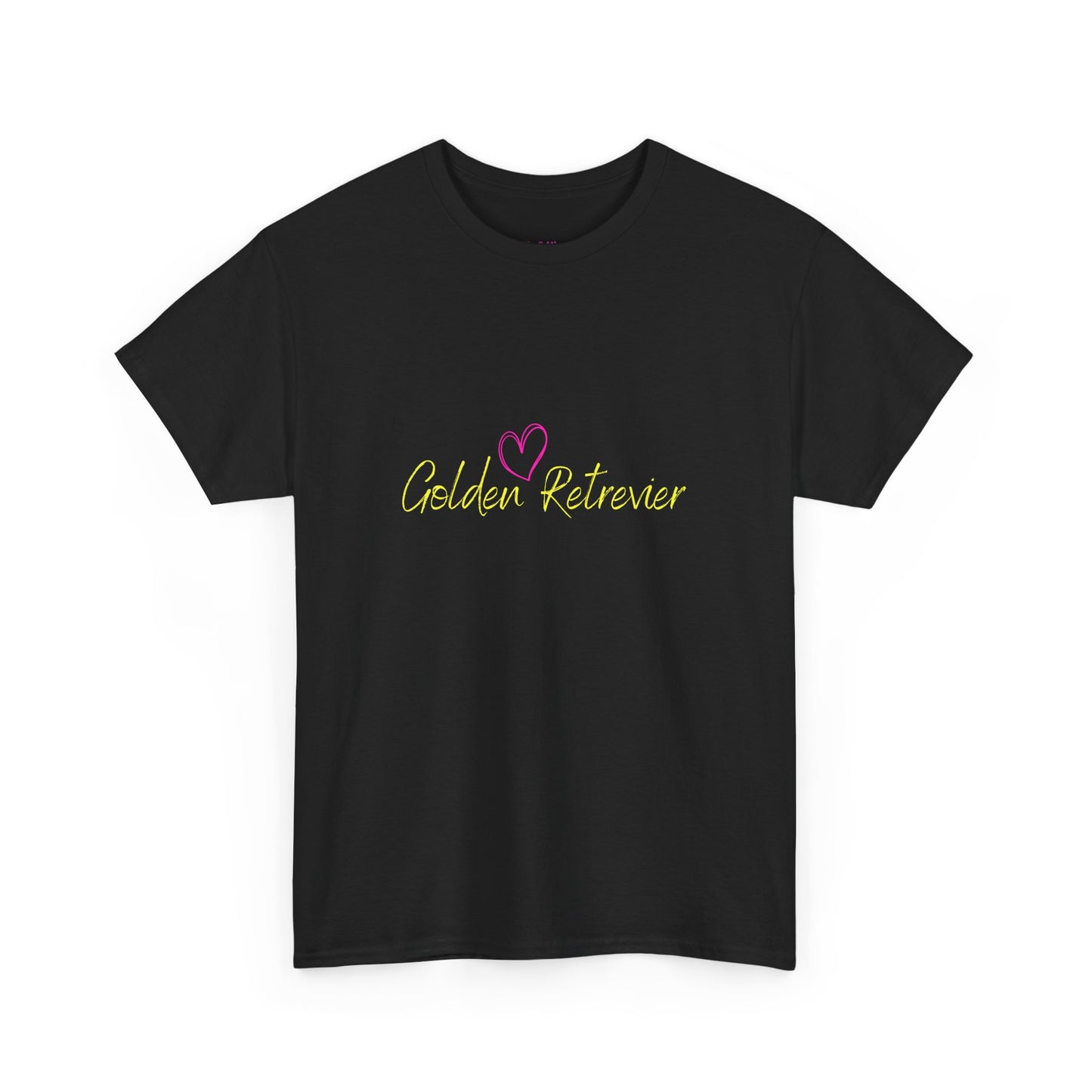 Golden Retriever Woofin' For My Black Cat // Unisex Heavy Cotton Tee - Relationship Dynamics