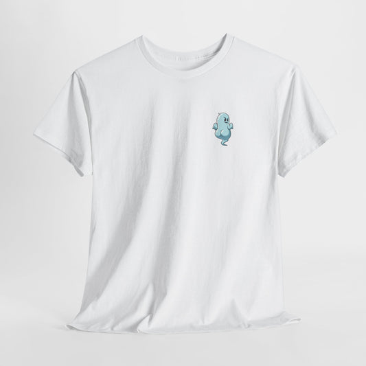 'Power Bottom Autumn' Blue Ghost // Playful Unisex Heavy Cotton Tee