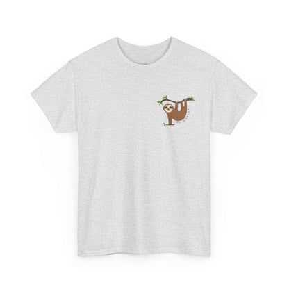 Keep Hangin' On - Sloth // Unisex Heavy Cotton Tee - Motivational