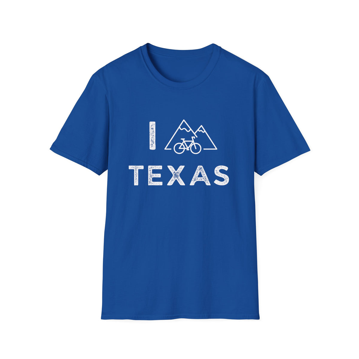I (Mountain) Bike Texas // Unisex Softstyle T-Shirt