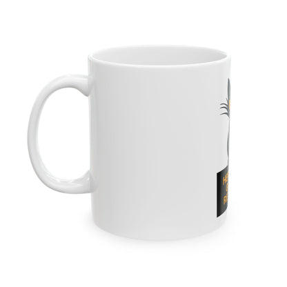 Here, Here Golden Retriever // Ceramic Mug, (11oz, 15oz)