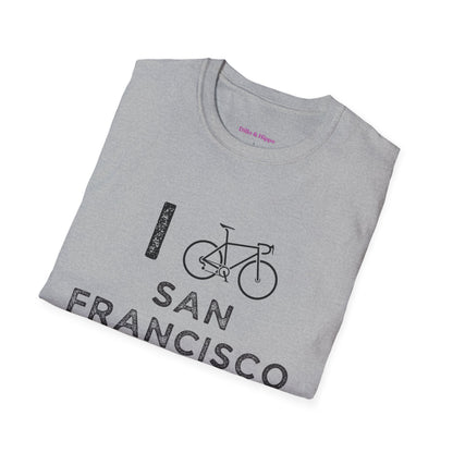 I (Road) Bike San Francisco // Unisex Softstyle T-Shirt