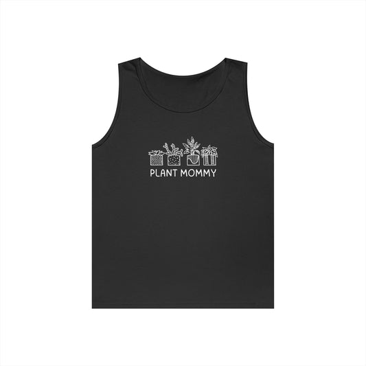 Plant Mommy // Unisex Heavy Cotton Tank Top - Perfect Gift for Plant Lovers