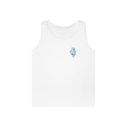 Power Bottom Autumn- Blue Ghost // Playful Tank Top for Unisex