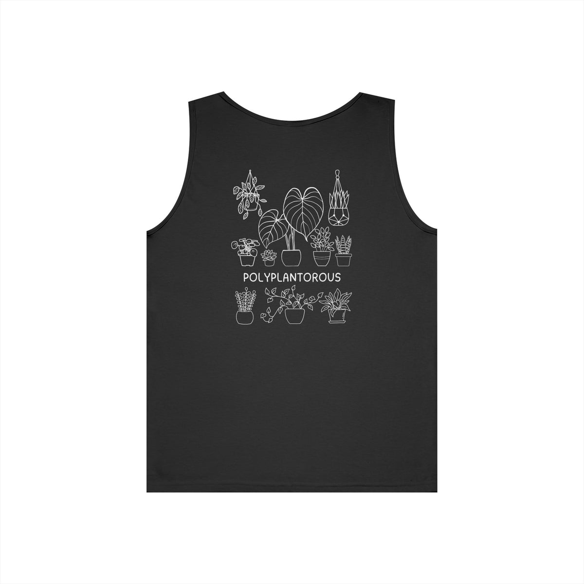 polyPLANTorous // Unisex Heavy Cotton Tank Top - Polyplantorous Plant Lover Design
