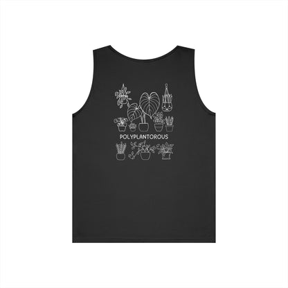 polyPLANTorous // Unisex Heavy Cotton Tank Top - Polyplantorous Plant Lover Design