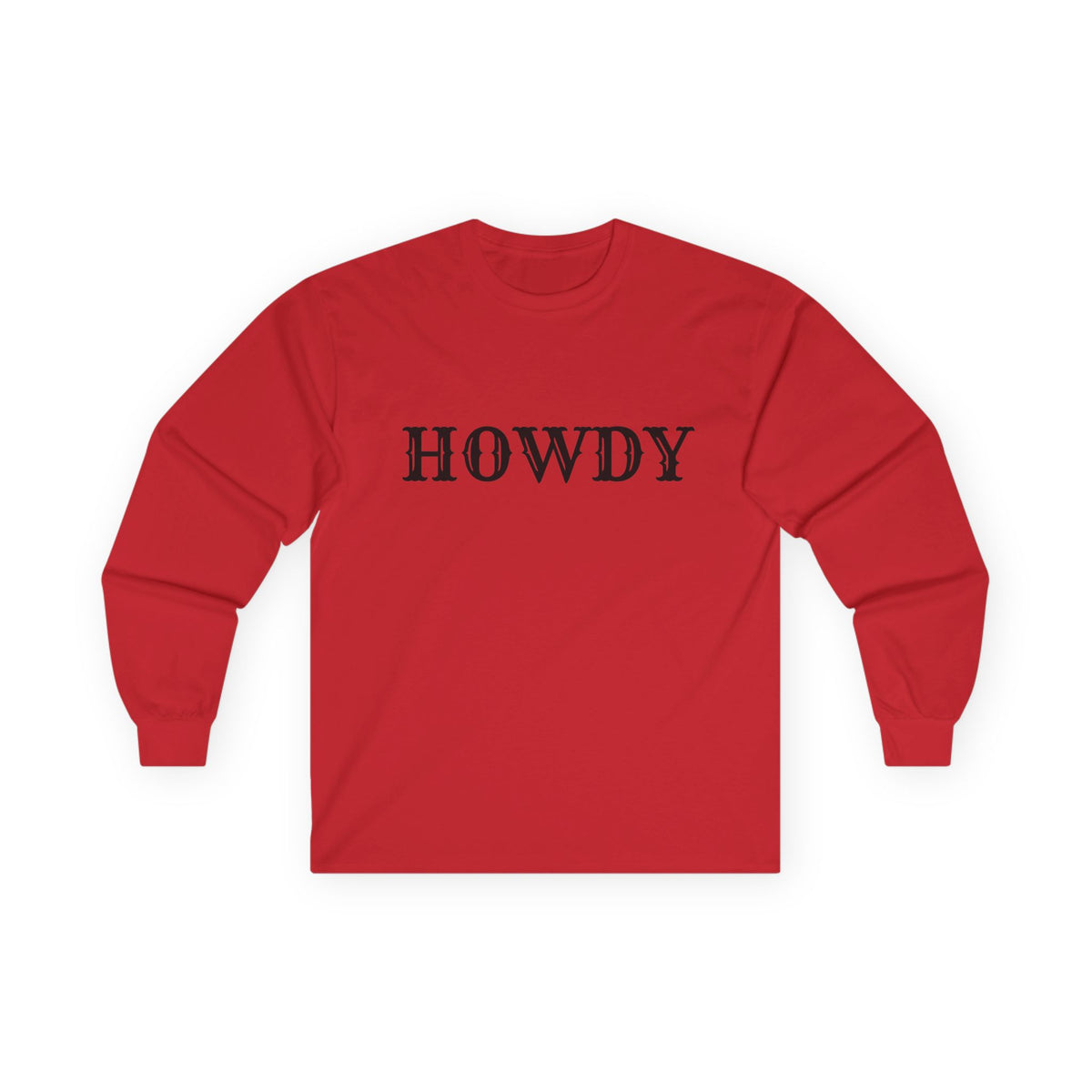 Howdy & Adios // Unisex Long Sleeve Tee | Casual Cotton Top for Friends & Farewells