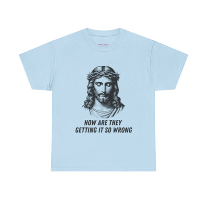 Christ-Inspired Unisex Heavy Cotton Tee - How Are They Getting It So Wrong?
