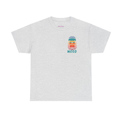 Bigfoot Mood - Pocket Placement // Retro Mood Unisex Heavy Cotton Tee - Colorful Graphic T-Shirt