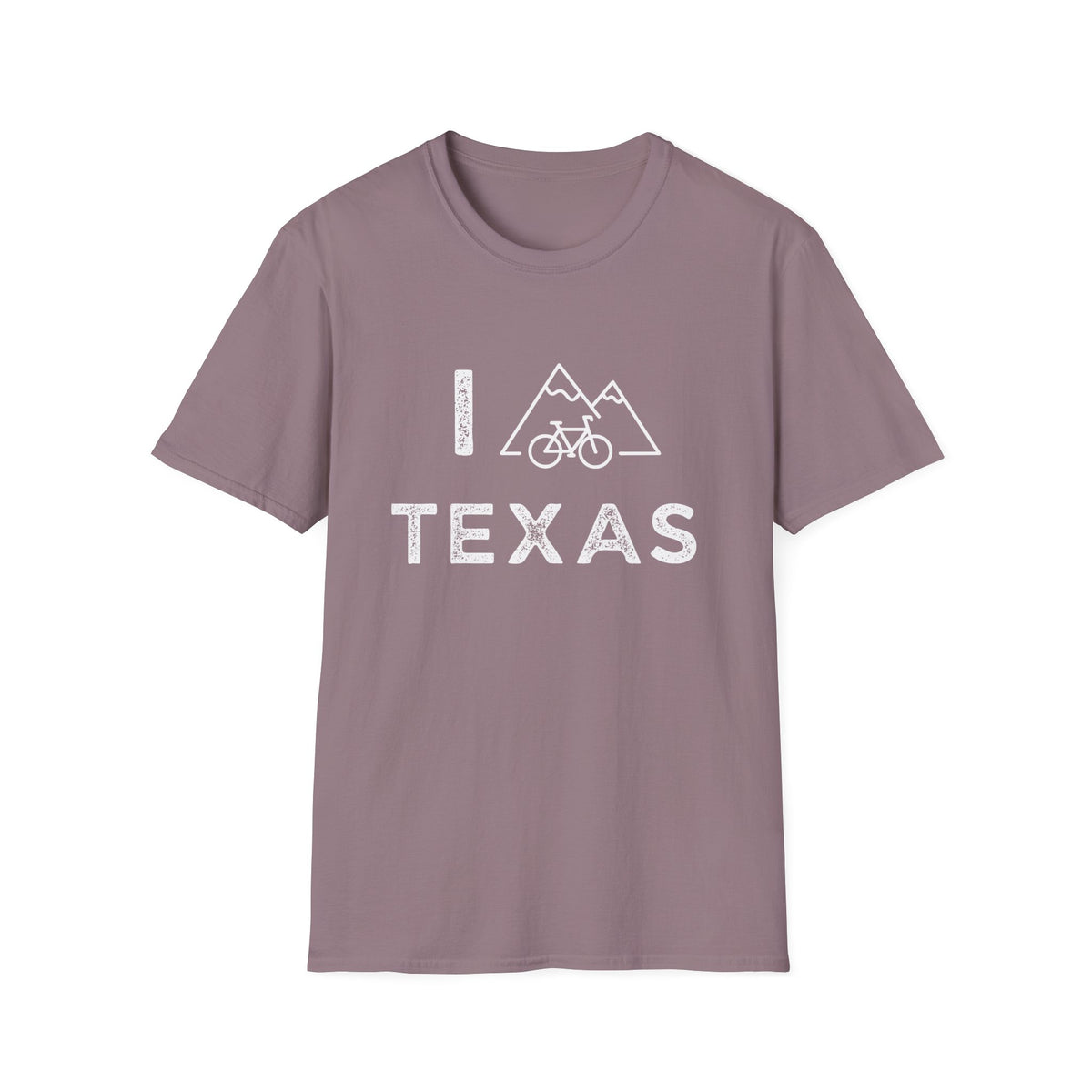 I (Mountain) Bike Texas // Unisex Softstyle T-Shirt