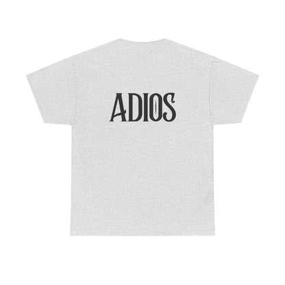 Howdy & Adios  // Unisex Heavy Cotton Tee - Casual Statement Shirt