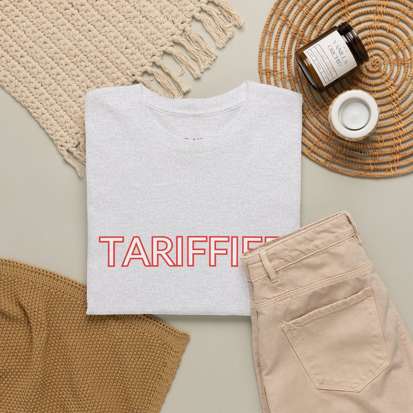 Tarrified // Unisex Heavy Cotton Tee - Scary Economy Statement Shirt