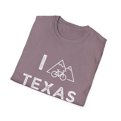 I (Mountain) Bike Texas // Unisex Softstyle T-Shirt