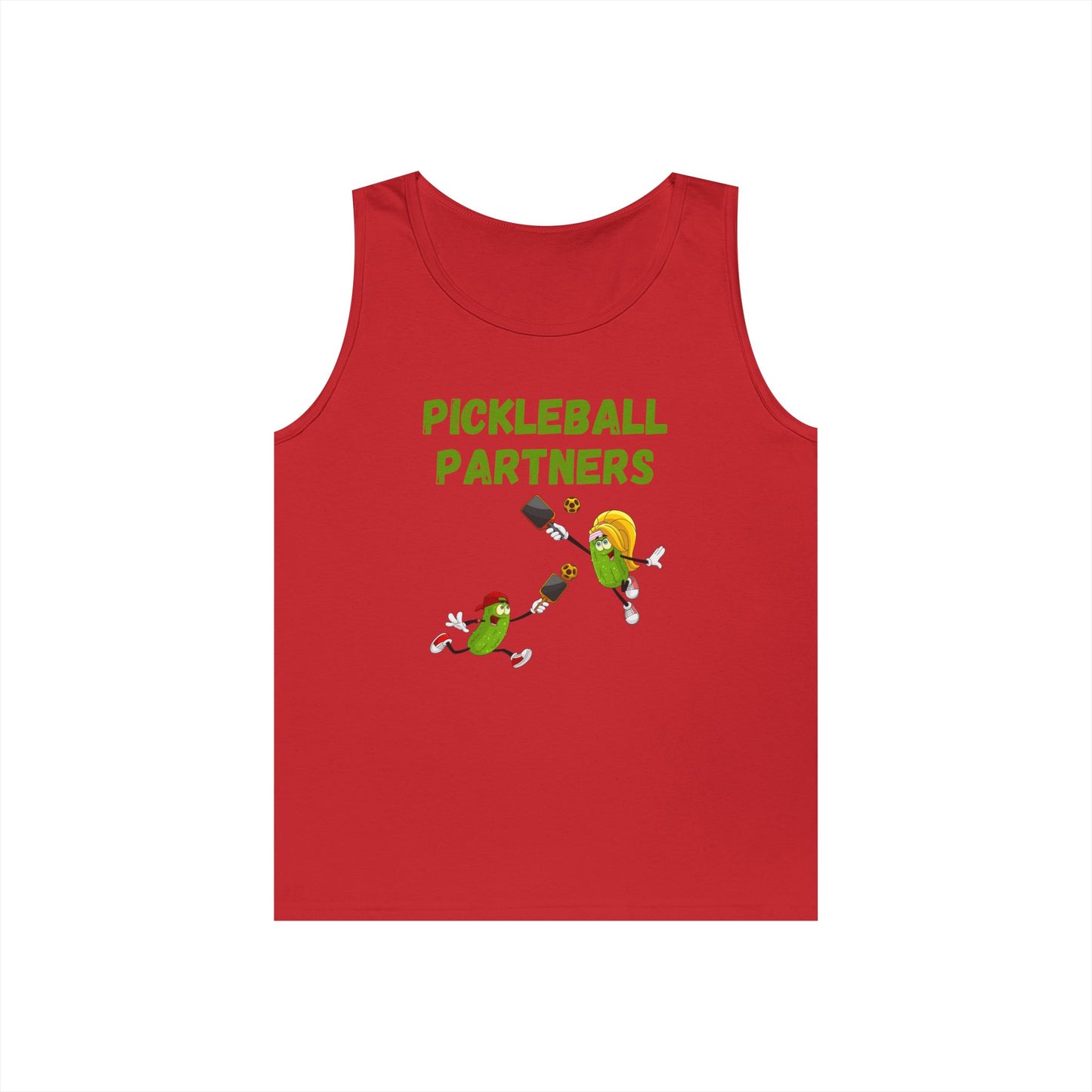 Pickleball Partners 2 // Unisex Heavy Cotton Tank Top