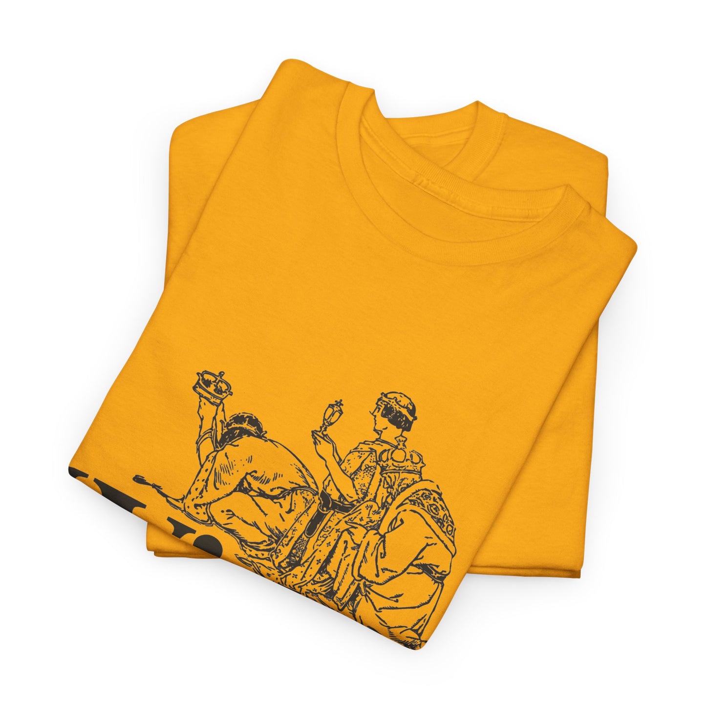Wise Guys Unisex Heavy Cotton Tee - Stylish Graphic Tee for Casual Wear